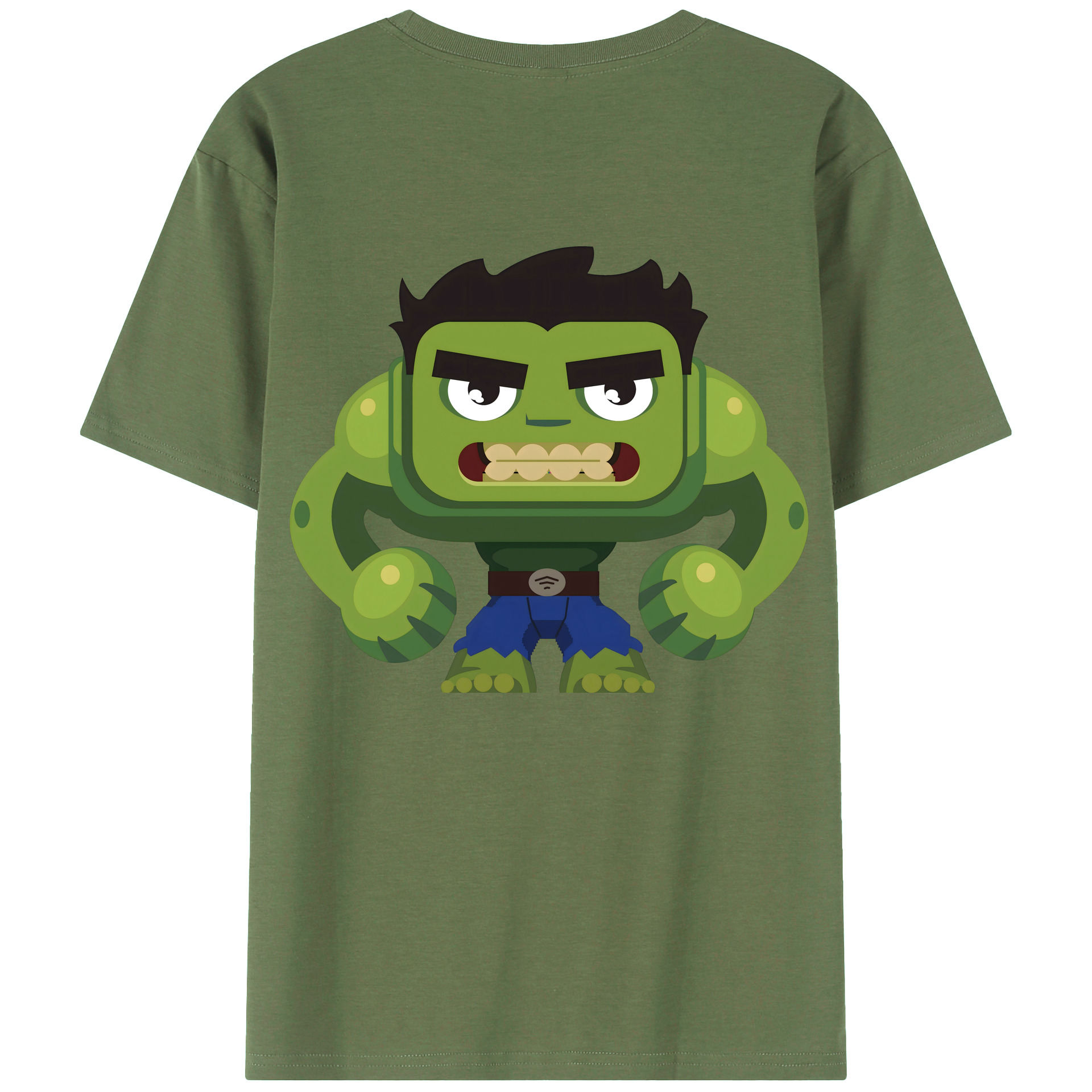 （画像用） アベンジャーズ The Avengers 綿100％ メンズ半袖Tシャツ（バックプリント） 通気性